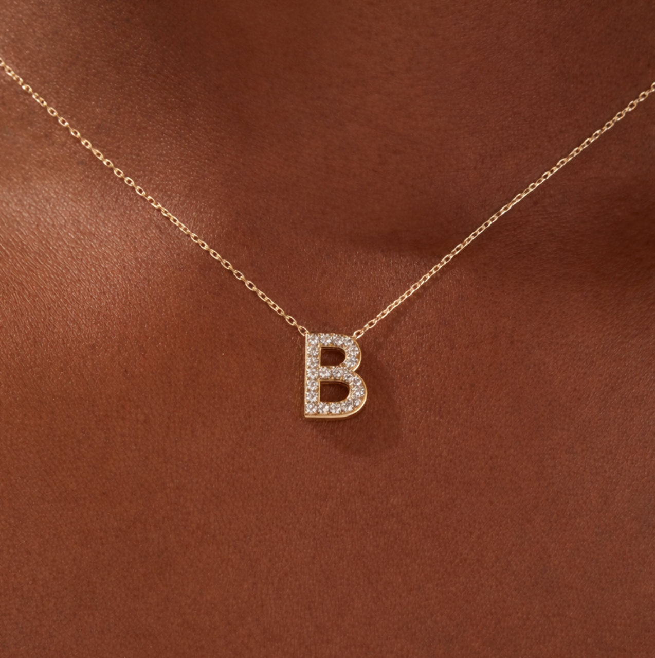 Collier Fin Or Lettre Personnalisable