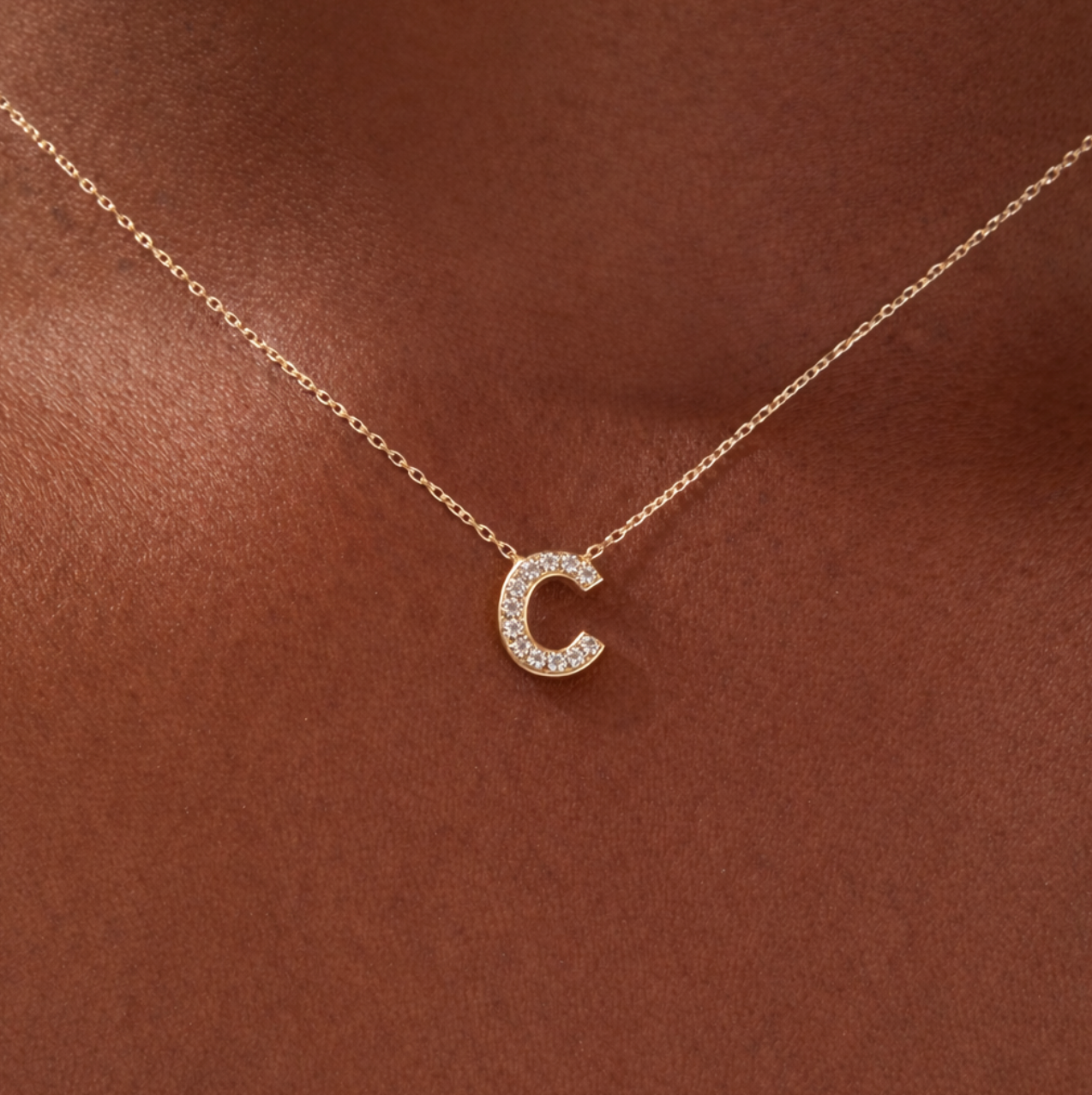 Collier Fin Or Lettre Personnalisable