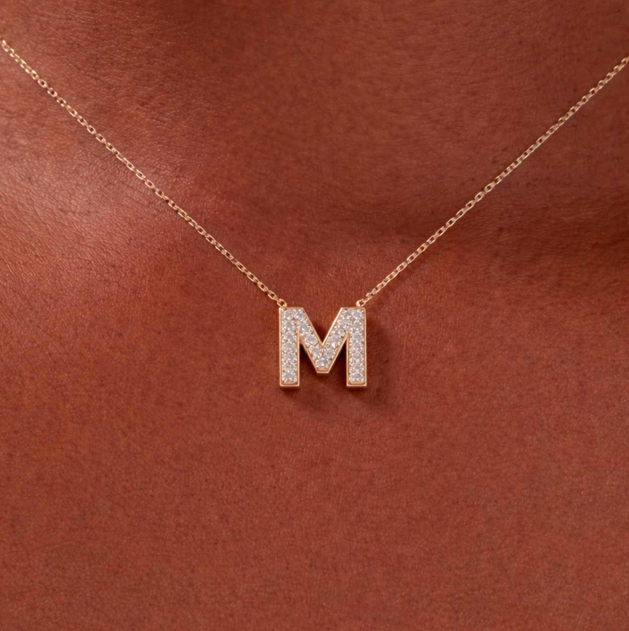 Collier Fin Or Lettre Personnalisable