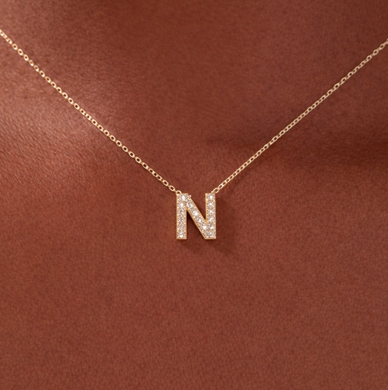 Collier Fin Or Lettre Personnalisable