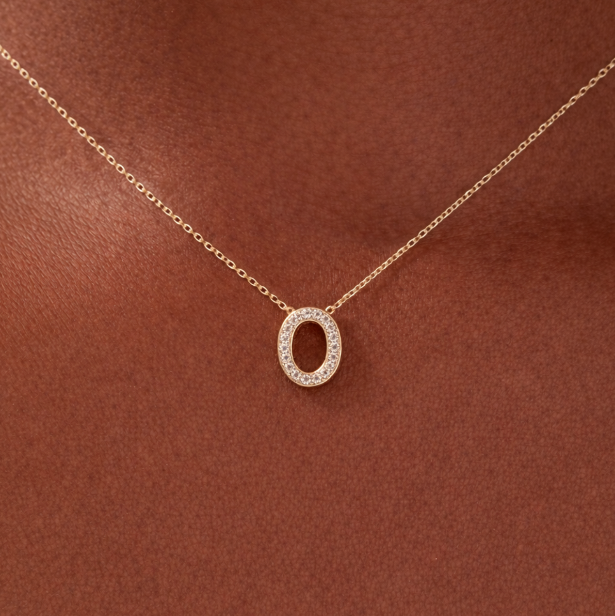 Collier Fin Or Lettre Personnalisable