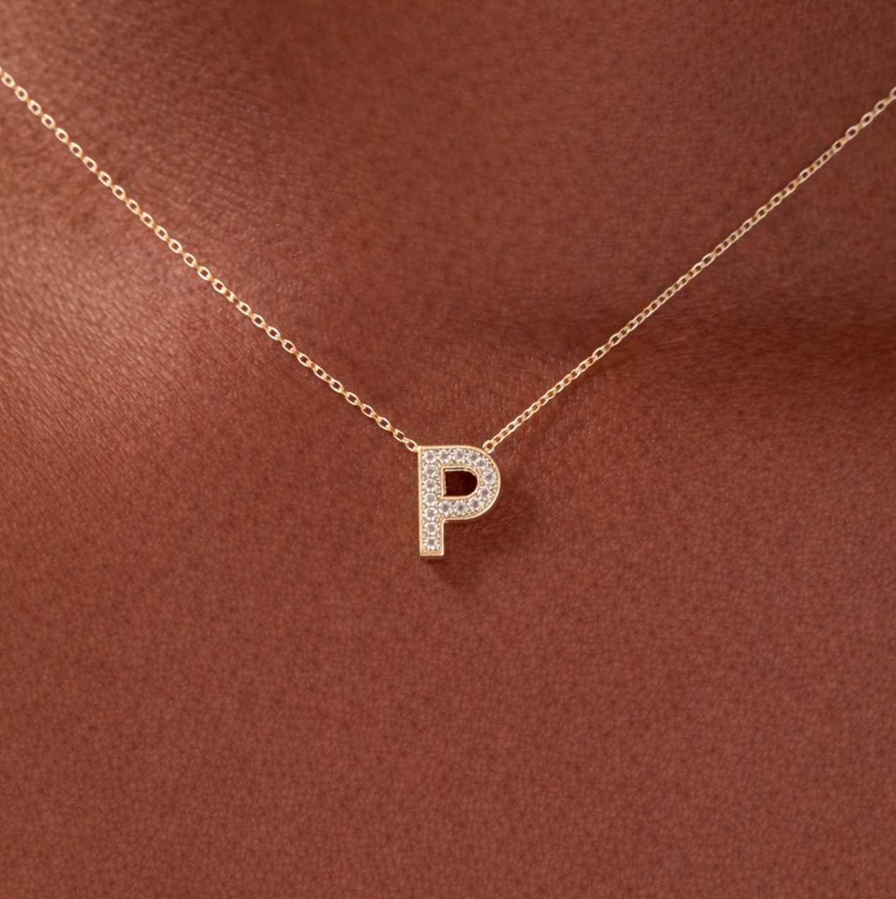 Collier Fin Or Lettre Personnalisable