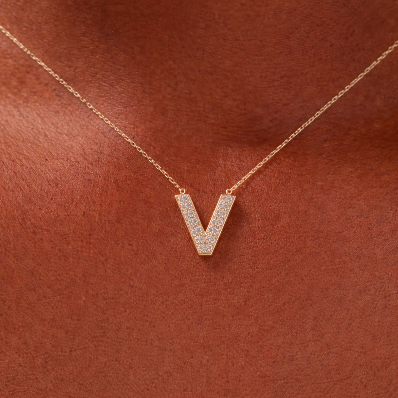 Collier Fin Or Lettre Personnalisable