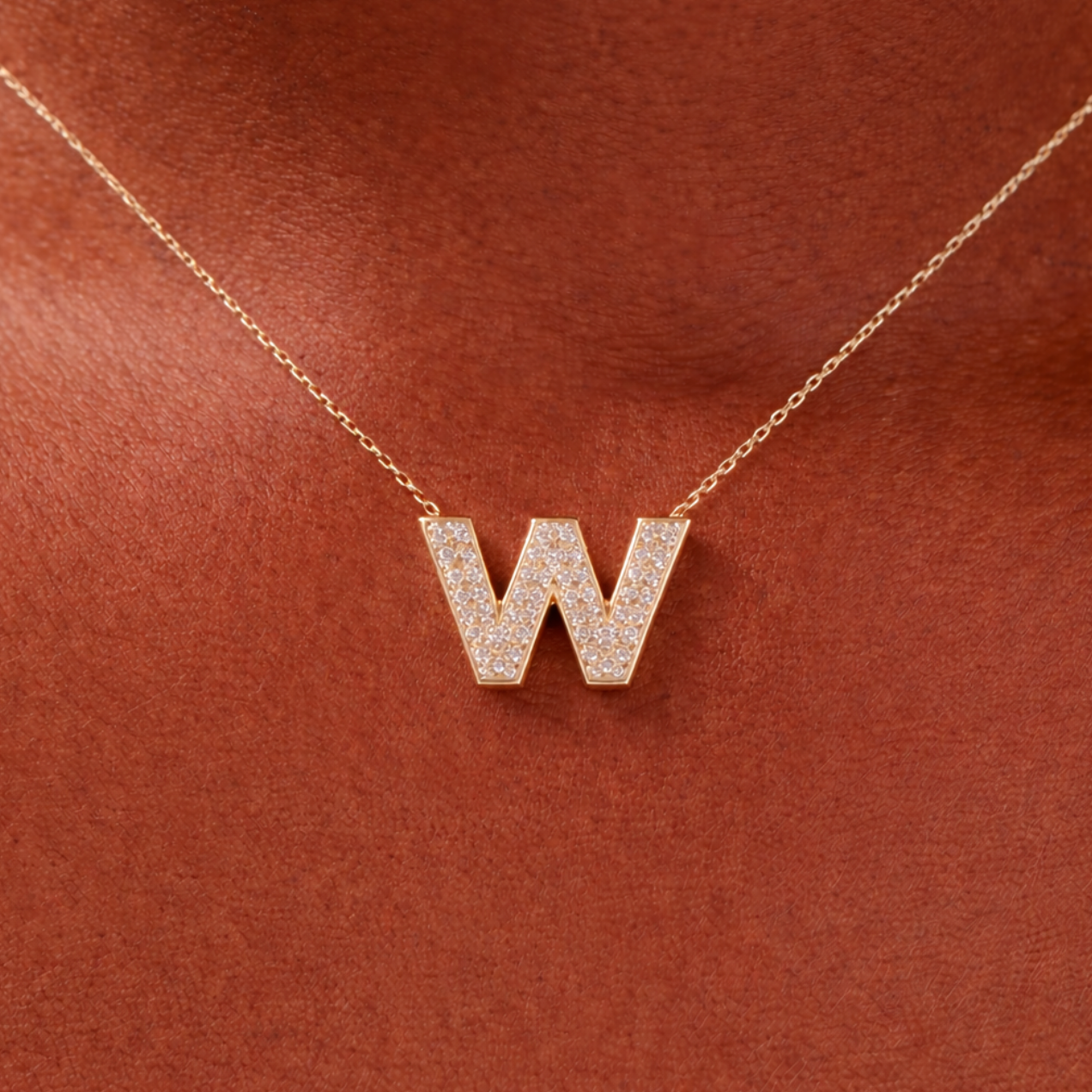 Collier Fin Or Lettre Personnalisable