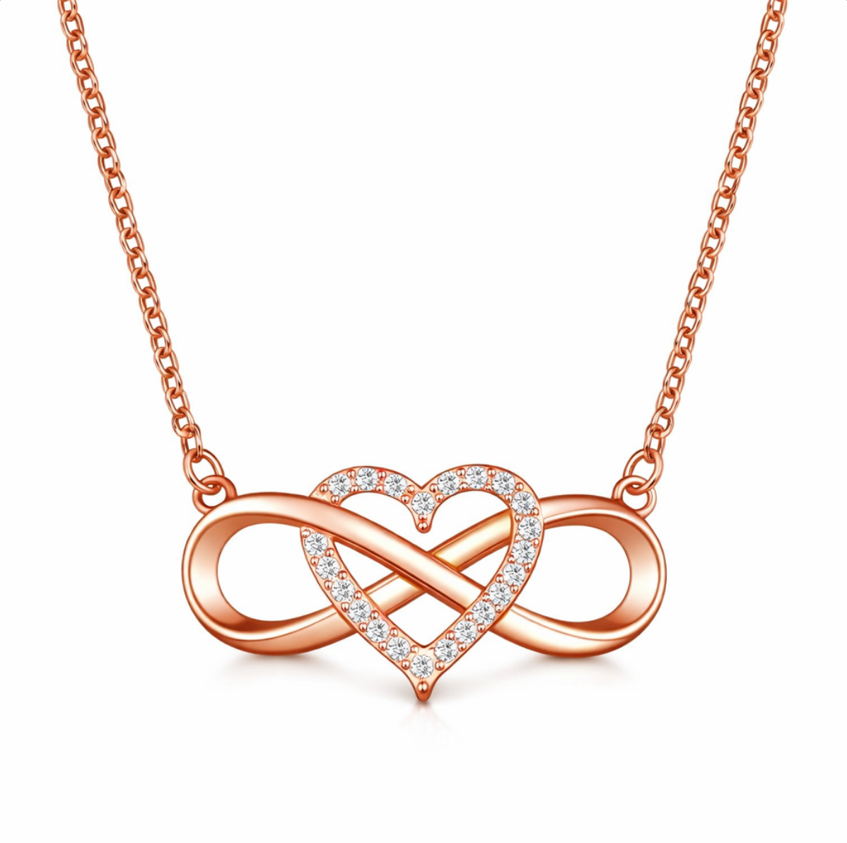 Collier Amour éternel Or Rose