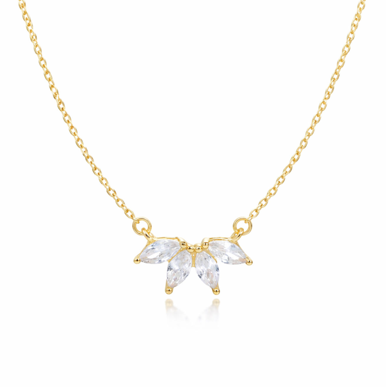 Collier pendentif Éventail