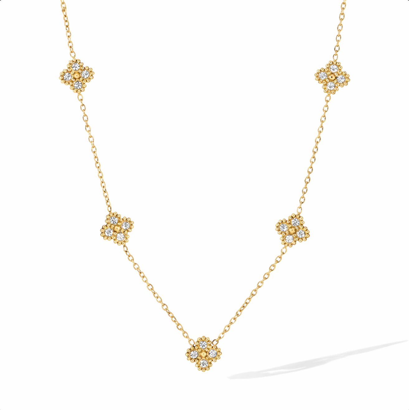 Collier Vintage Myosotis