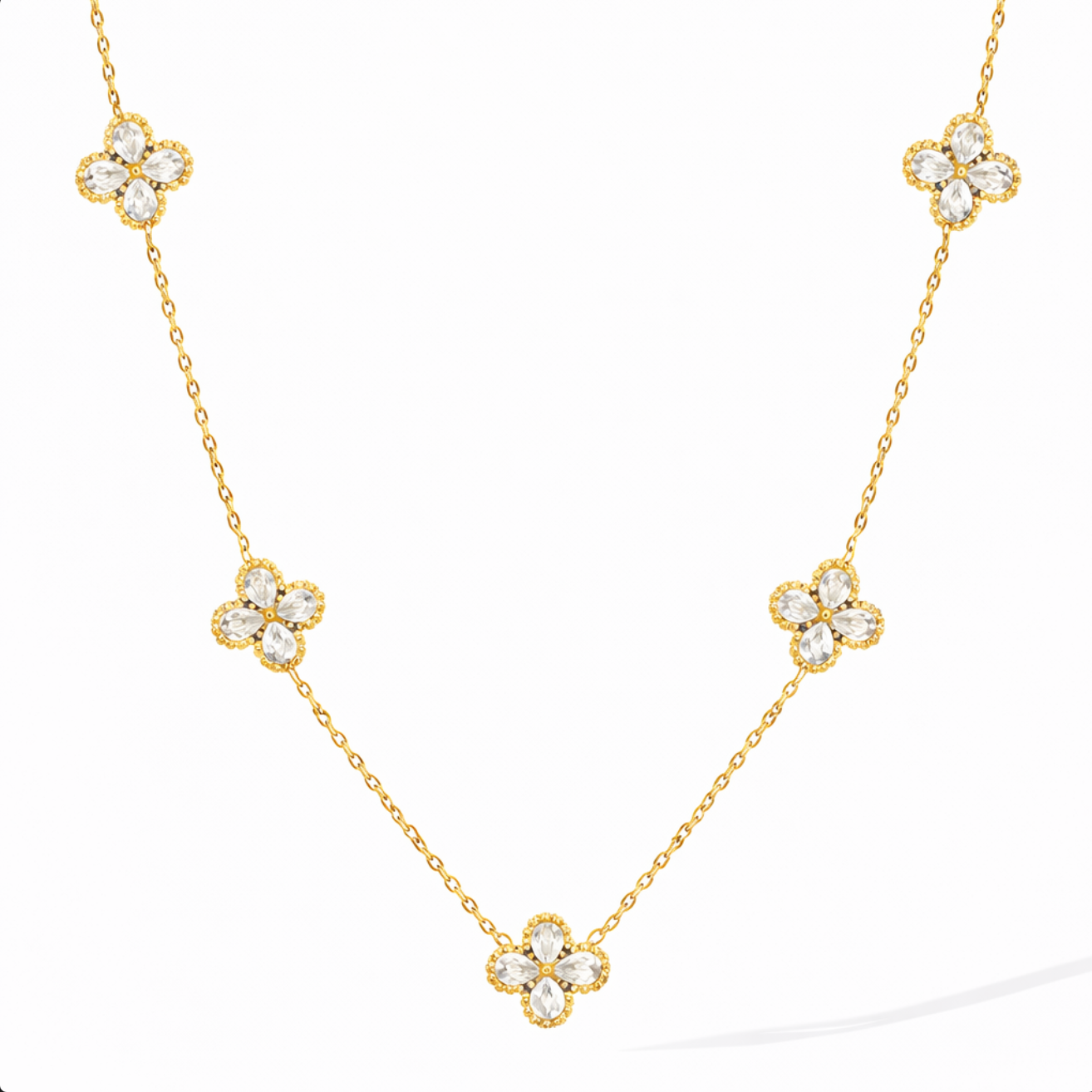 Collier Vintage Myosotis