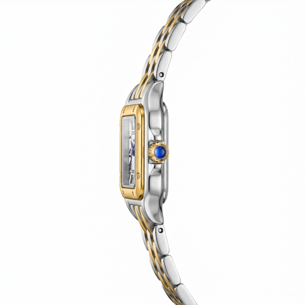 Montre Collection Bicolore Finition Dorée