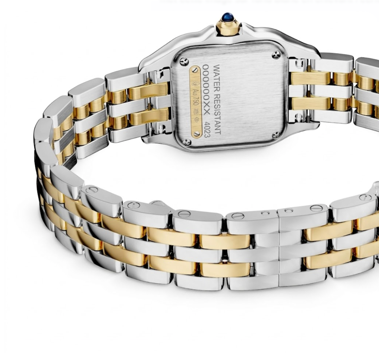 Montre Collection Bicolore Finition Dorée